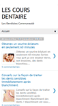 Mobile Screenshot of les-cours-dentaire.blogspot.com