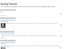 Tablet Screenshot of nursingtheories.blogspot.com