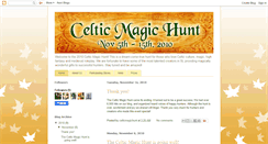 Desktop Screenshot of celticmagichunt.blogspot.com