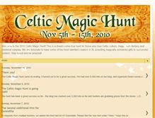 Tablet Screenshot of celticmagichunt.blogspot.com