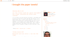 Desktop Screenshot of ibroughtthepapertowels.blogspot.com