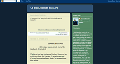 Desktop Screenshot of blogjacquesbrassard.blogspot.com