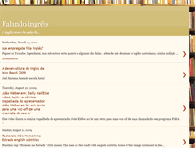 Tablet Screenshot of falandoingreis.blogspot.com