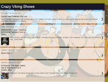 Tablet Screenshot of crazyvikingshows.blogspot.com