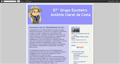 Desktop Screenshot of 87grupoescoteiro.blogspot.com