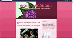 Desktop Screenshot of ekakyongsulam.blogspot.com