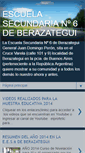 Mobile Screenshot of escuelasecundaria6berazategui.blogspot.com