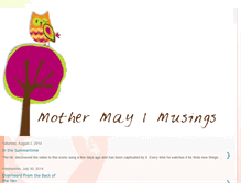 Tablet Screenshot of mothermayimusings.blogspot.com