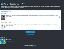 Tablet Screenshot of djpakosesiones.blogspot.com