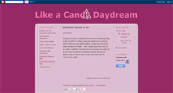 Desktop Screenshot of likeacandydaydream.blogspot.com