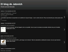 Tablet Screenshot of jatovich.blogspot.com