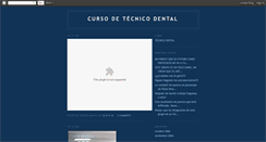 Desktop Screenshot of cursodetecnicodental.blogspot.com