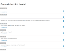 Tablet Screenshot of cursodetecnicodental.blogspot.com