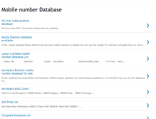 Tablet Screenshot of mobilenumberdatabase.blogspot.com