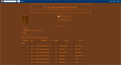 Desktop Screenshot of lateamluberonsport.blogspot.com