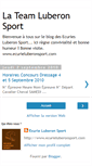 Mobile Screenshot of lateamluberonsport.blogspot.com
