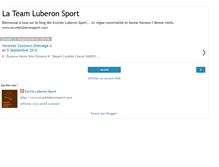 Tablet Screenshot of lateamluberonsport.blogspot.com