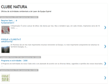 Tablet Screenshot of clube-natura.blogspot.com