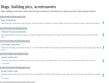 Tablet Screenshot of dogscreensaver.blogspot.com