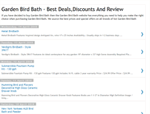 Tablet Screenshot of garden-bird-bath.blogspot.com