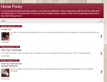 Tablet Screenshot of pam-horsepucky.blogspot.com