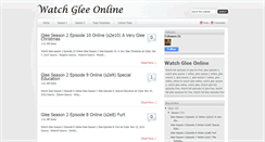 Desktop Screenshot of iwatchgleeonline.blogspot.com