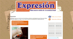 Desktop Screenshot of expresionnoticias.blogspot.com