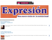 Tablet Screenshot of expresionnoticias.blogspot.com