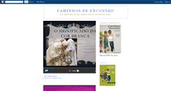 Desktop Screenshot of caminhos-encontro.blogspot.com