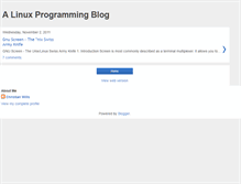 Tablet Screenshot of nixprogrammer.blogspot.com