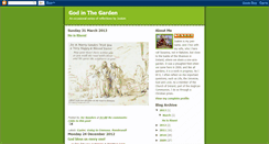 Desktop Screenshot of godinthegarden.blogspot.com