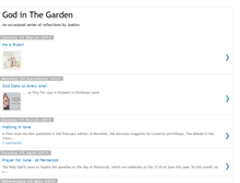 Tablet Screenshot of godinthegarden.blogspot.com