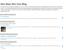 Tablet Screenshot of newmoonskincare.blogspot.com