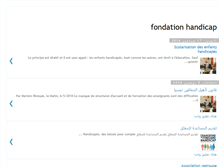 Tablet Screenshot of fondation-handicap.blogspot.com
