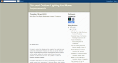 Desktop Screenshot of discount-outdoorlighting.blogspot.com