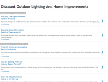 Tablet Screenshot of discount-outdoorlighting.blogspot.com