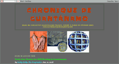 Desktop Screenshot of chroniquedeguantanamo.blogspot.com