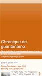 Mobile Screenshot of chroniquedeguantanamo.blogspot.com