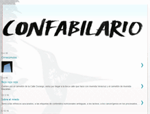 Tablet Screenshot of confabilario.blogspot.com