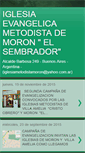 Mobile Screenshot of iglesiametodistamoron.blogspot.com