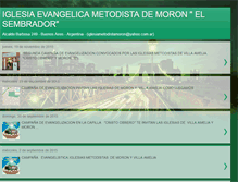 Tablet Screenshot of iglesiametodistamoron.blogspot.com