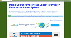 Desktop Screenshot of indian-cricket-news.blogspot.com