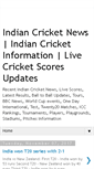 Mobile Screenshot of indian-cricket-news.blogspot.com