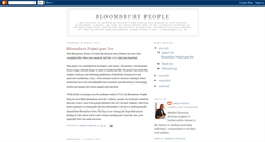 Desktop Screenshot of bloomsburypeople.blogspot.com