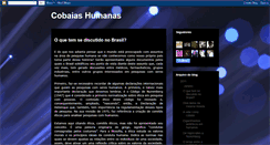 Desktop Screenshot of bioeticacobaiashumanas.blogspot.com