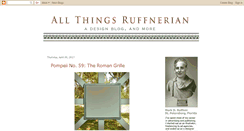 Desktop Screenshot of allthingsruffnerian.blogspot.com