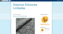 Desktop Screenshot of didymosedicioneslimitadas.blogspot.com