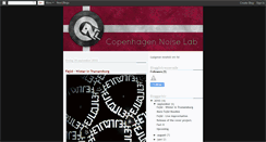 Desktop Screenshot of copenhagennoiselab.blogspot.com