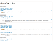 Tablet Screenshot of green-star-juicer.blogspot.com