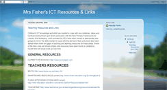 Desktop Screenshot of ictresourcelinks-mrsajfisher.blogspot.com